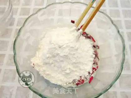Make Rose pancakes step 1