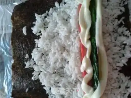 Make Sushi rolls step 5