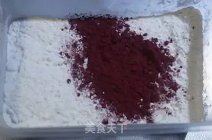 Make Red velvet on a roll step 1