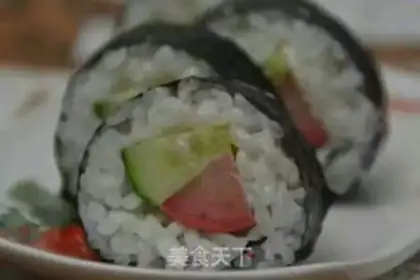 Make Sushi rolls step 9