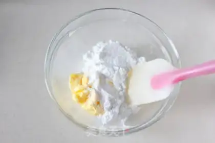 Make White lover cookies step 2