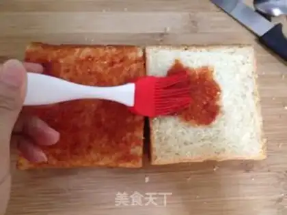 Make Toast pizza step 1