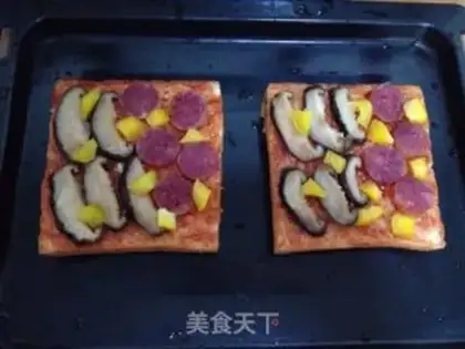 Make Toast pizza step 2