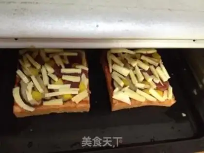 Make Toast pizza step 4
