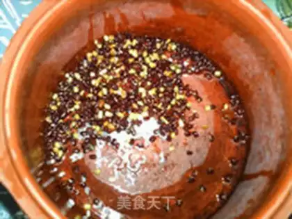 Make Red bean congee step 3