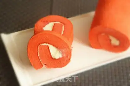 Make Red velvet on a roll step 22