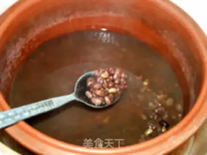 Make Red bean congee step 8