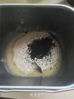 Make Black sesame bread step 1