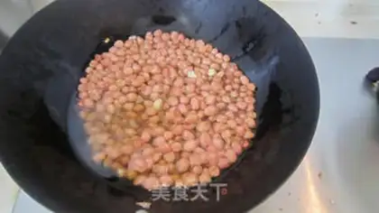 Make Frozen peanut rice step 1