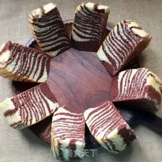 Make Zebra Zephyr cake step 16