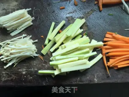 Make Rock pan rice step 0