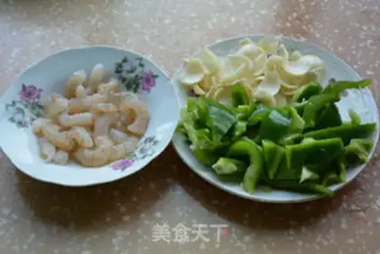 Make Shrimp lilies step 2