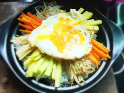 Make Rock pan rice step 5