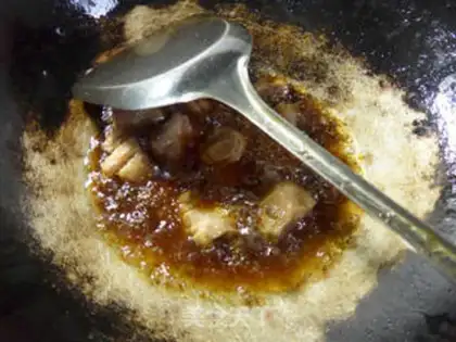 Make lentils fried ribs step 4