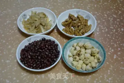 Make Red Bean Lotus walnut step 0