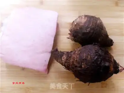 Make Potato button meat step 0