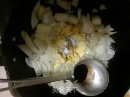Make Eggs and onions step 10