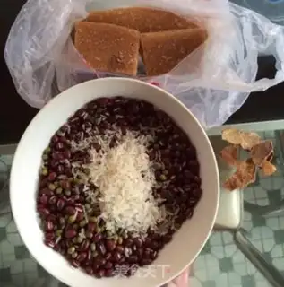 Make Red green bean sugar step 0