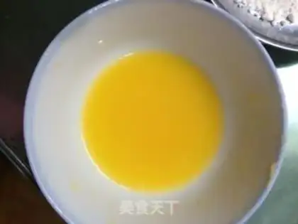 Make Irregular sesame cake step 4