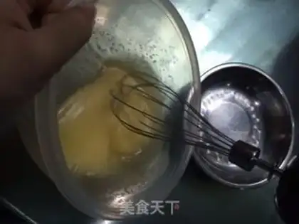 Make Irregular sesame cake step 5