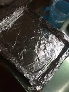Make Irregular sesame cake step 7