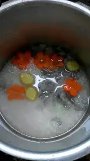 Make Shrimp congee step 3