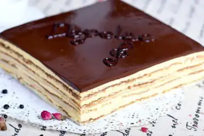 Make Opera cake step 12