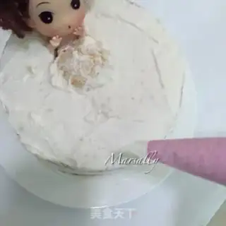 Make Butter bath doll step 19