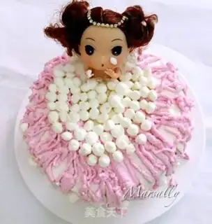 Make Butter bath doll step 20