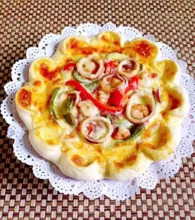 Make Chissy Seafood Pizza step 12