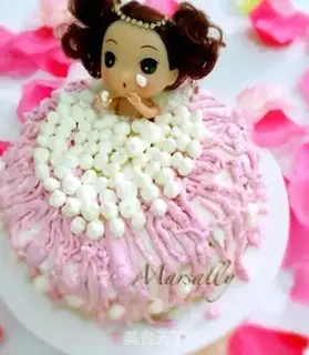 Make Butter bath doll step 21