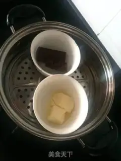 Make Cheese brownie step 1