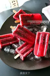 Make Peachberry fruit popsicles step 6