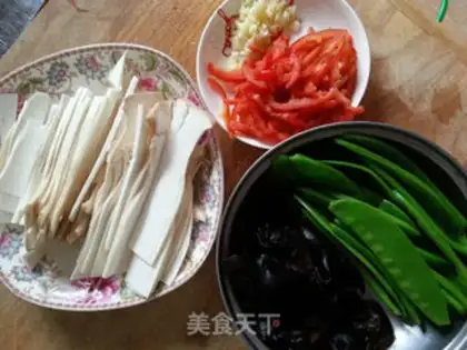 Make Apriss fired Dutch beans step 1