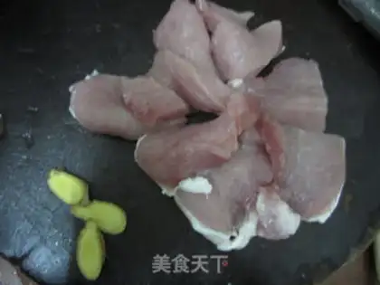 Make Tea, mushrooms, pork soup step 1