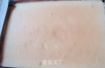 Make Flamingo cake roll step 15