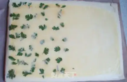 Make Flamingo cake roll step 16