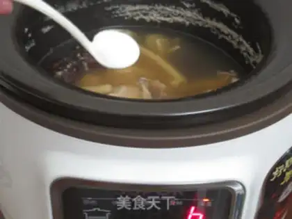 Make Tea, mushrooms, pork soup step 10