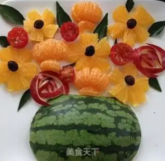 Make Fruit plate step 7