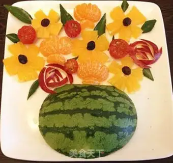Make Fruit plate step 8