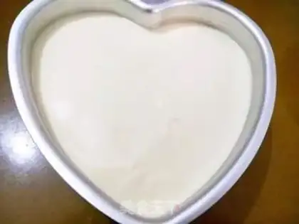 Make Heart cake step 19
