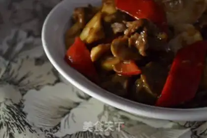 Make Beef apricot mushrooms step 7