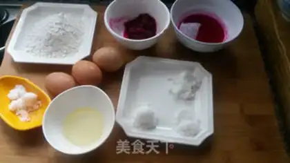 Make Flamingo Cake step 1