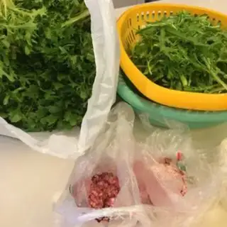 Make Pyramid dumplings step 0