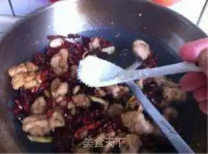Make Spicy chicken step 12