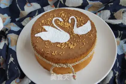 Make Swan Chifeng cake step 19