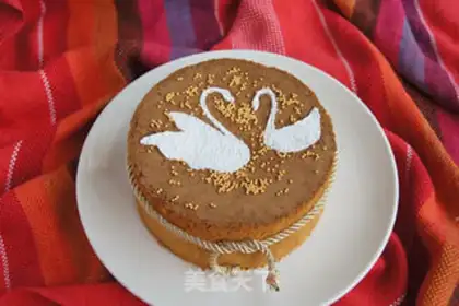 Make Swan Chifeng cake step 20