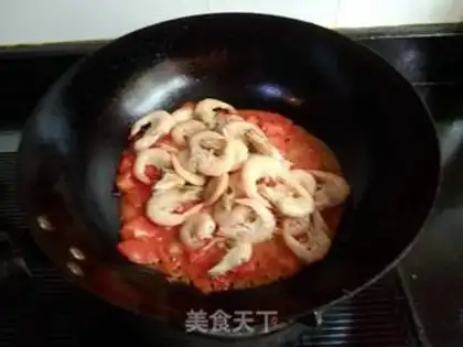 Make Tomato shrimp step 6