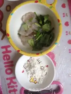Make Green shrimp step 1