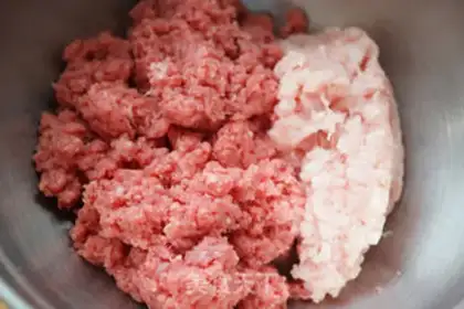 Make Japanese roast beef cake step 1